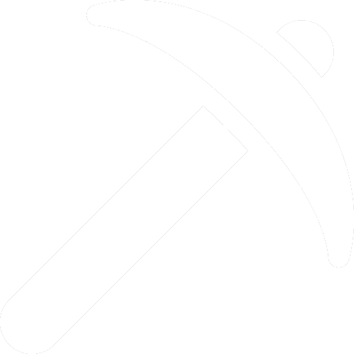 pickaxe white